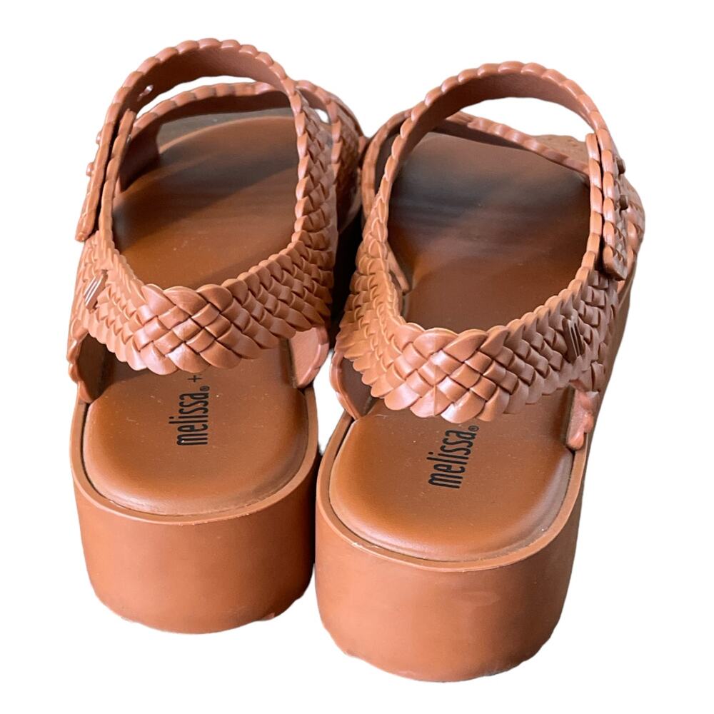 Melissa + Salinas Hotness Wedge Sandals Size 8.5 - Picture 7 of 16
